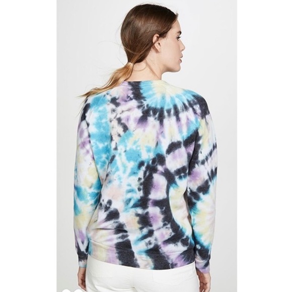 MOTHER Tie Dye Hugger Sweatshirt Crewneck Sweater - Picture 5 of 11